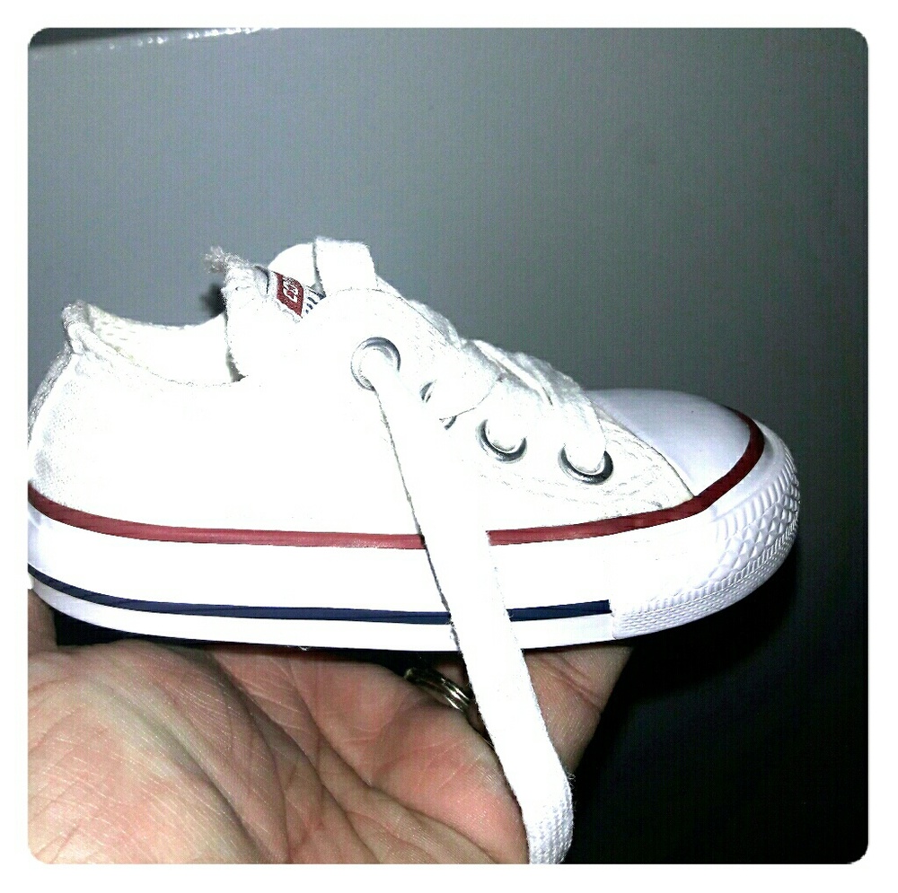 All white converse