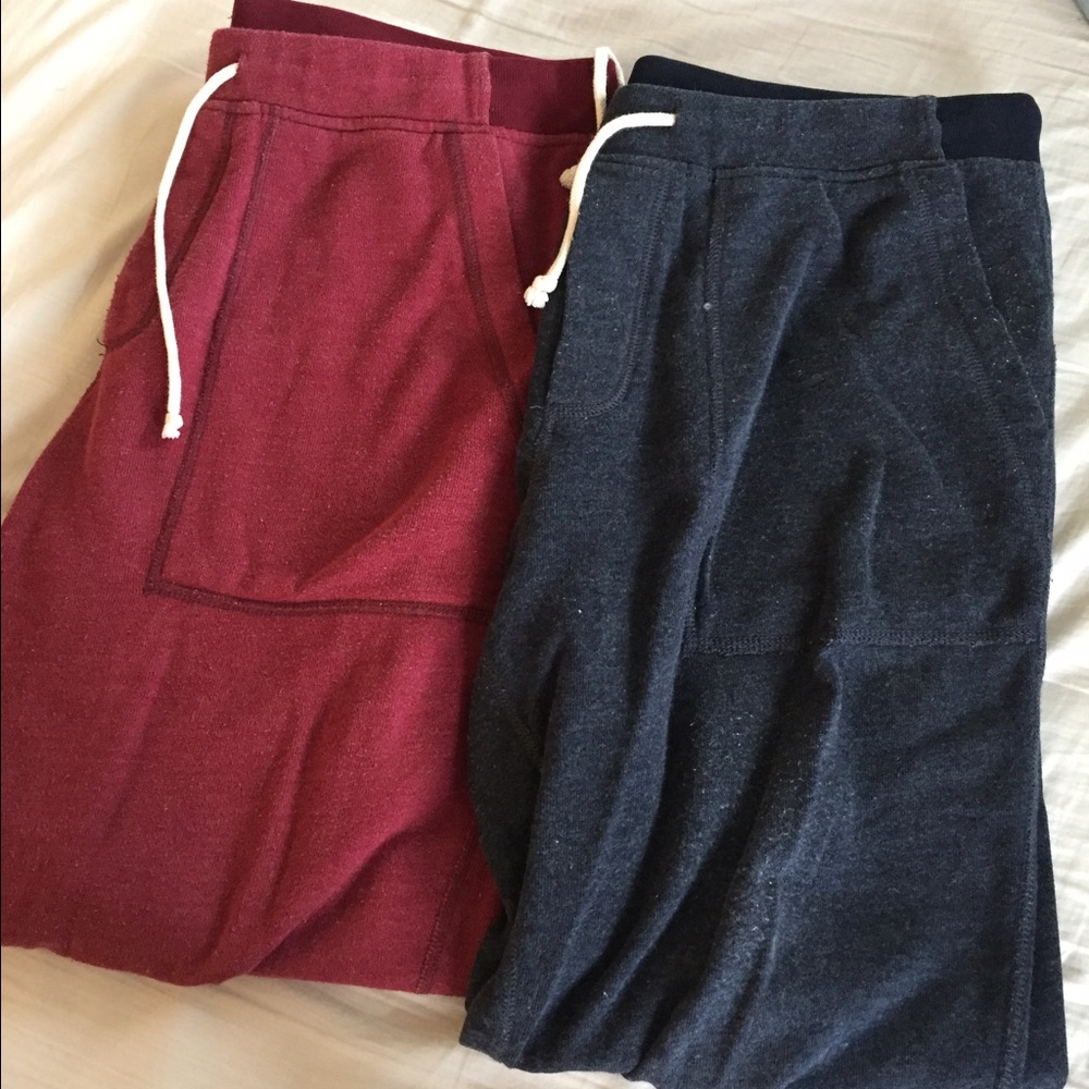 2 PAIRS OF J. CREW SWEATPANTS