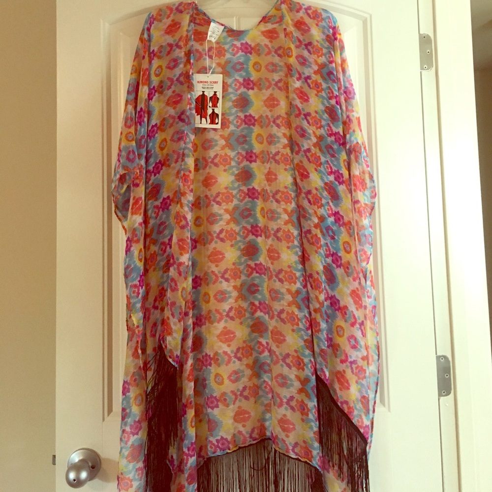 Multi color Kimono Wrap