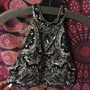 Scala black two piece dress