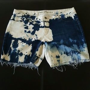 Bleached Denim Cut Offs