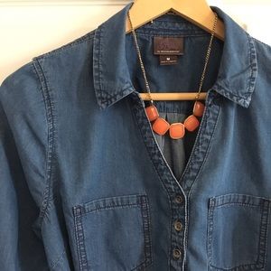 🌟Host Pick🌟Motherhood Denim Chambray