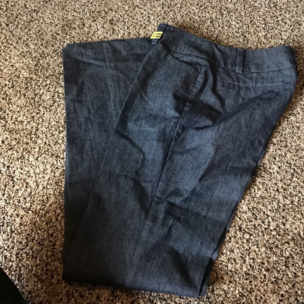 Jean like work slacks for 35" inseam
