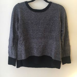 Anthropologie black and grey sweater