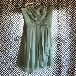 Short chiffon bridesmaids dress