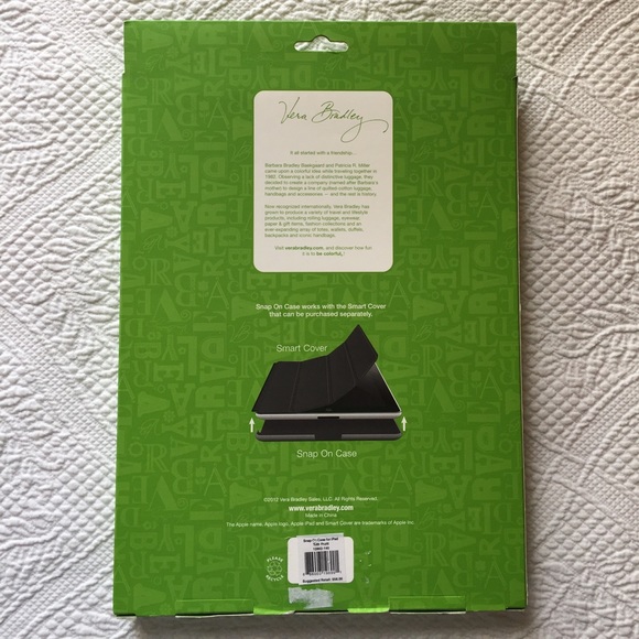 Vera Bradley Snap Case ipad 2 & 3 Tutti Frutti NEW - Picture 3 of 7