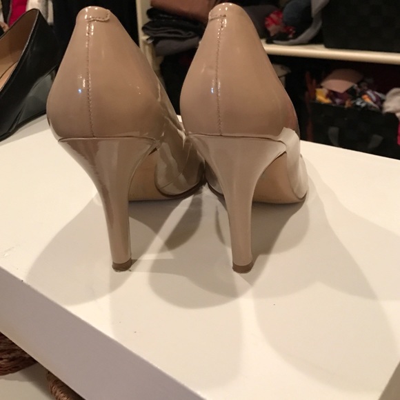 Nine West nude heels size 7 - Picture 2 of 4