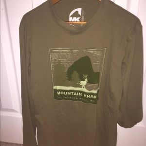 Large green long sleeved shirt