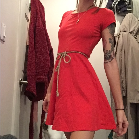 🚫SOLD🚫 Red skater dress - Picture 2 of 3