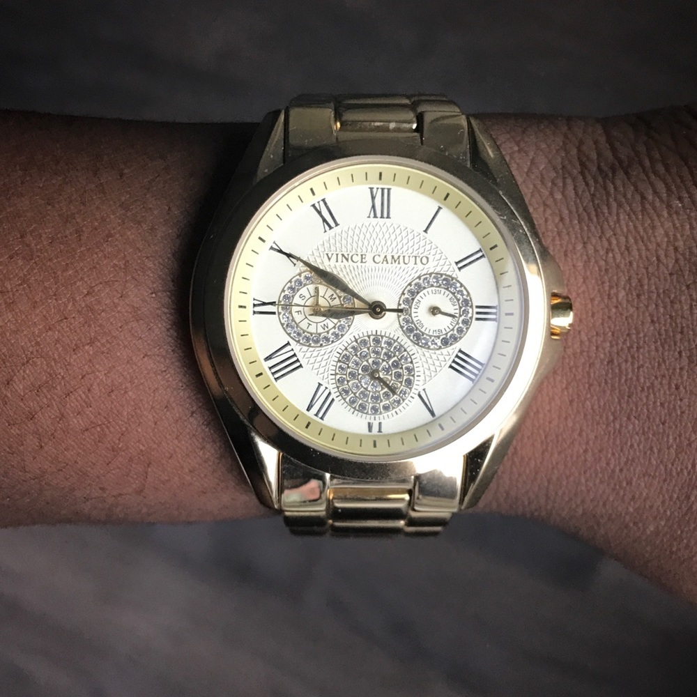 Gold Vince Camuto Watch
