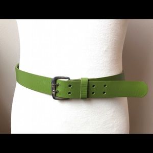 Green Wide Belt
