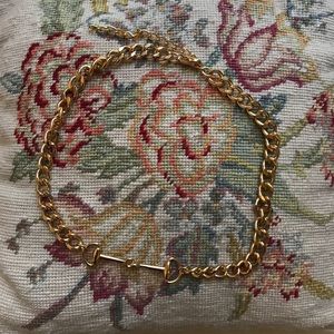 Vintage equestrian earrings & necklace set