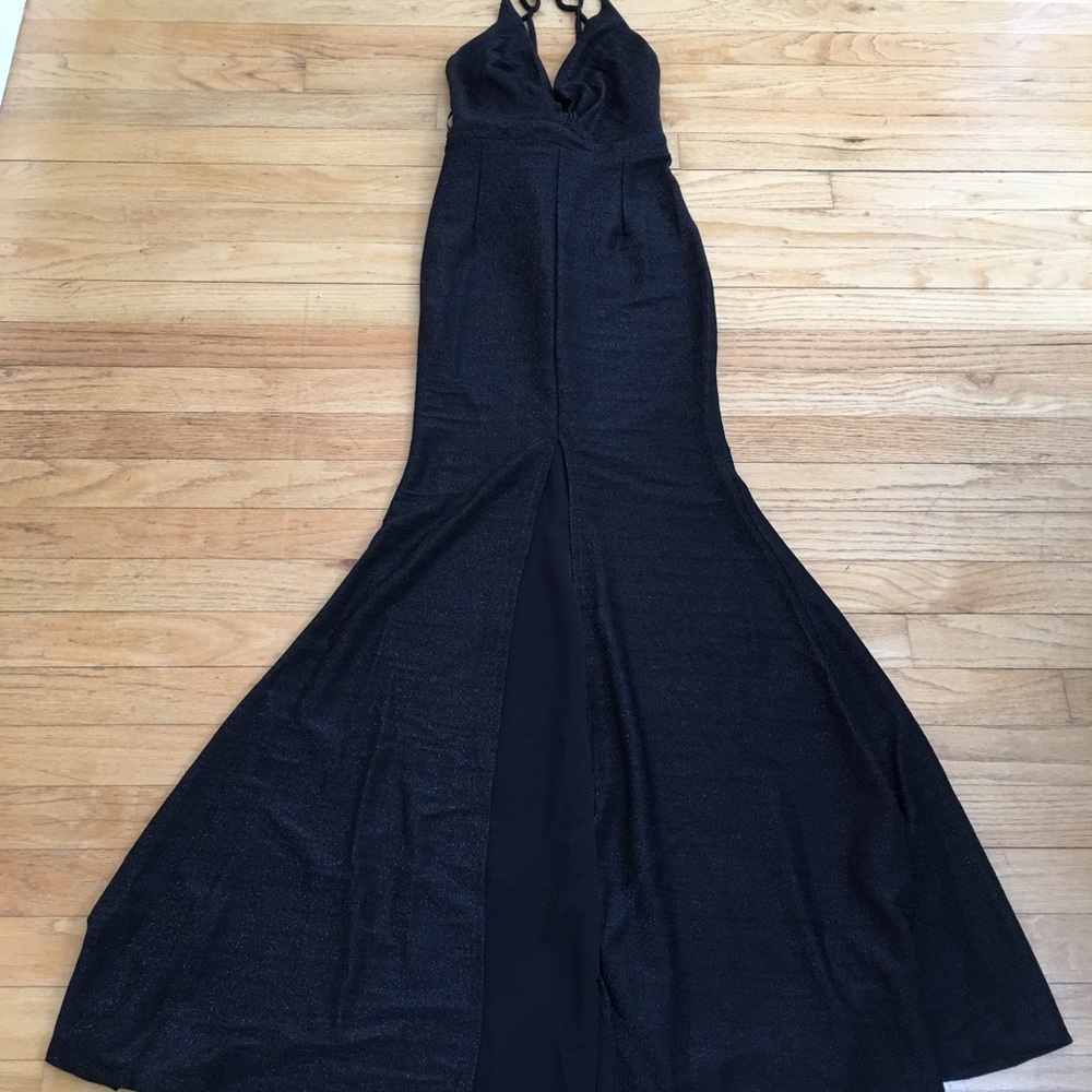 HELLOMOLLY Outlaws Maxi Dress Black XS
