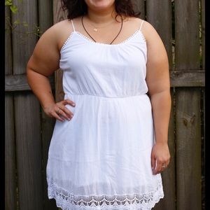 Sun Dress with Lace Detail