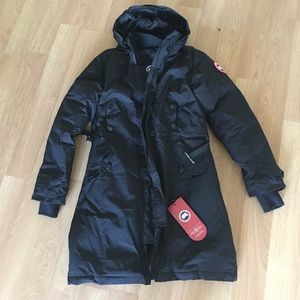 canada goose black kensington for women size M