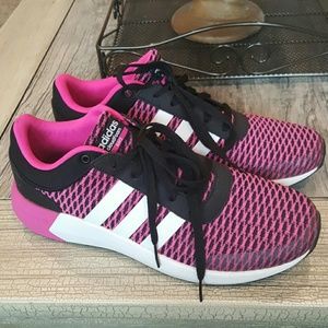 Adidas cloudfoam pink shoes