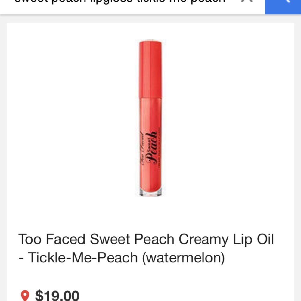 Too faced lip gloss