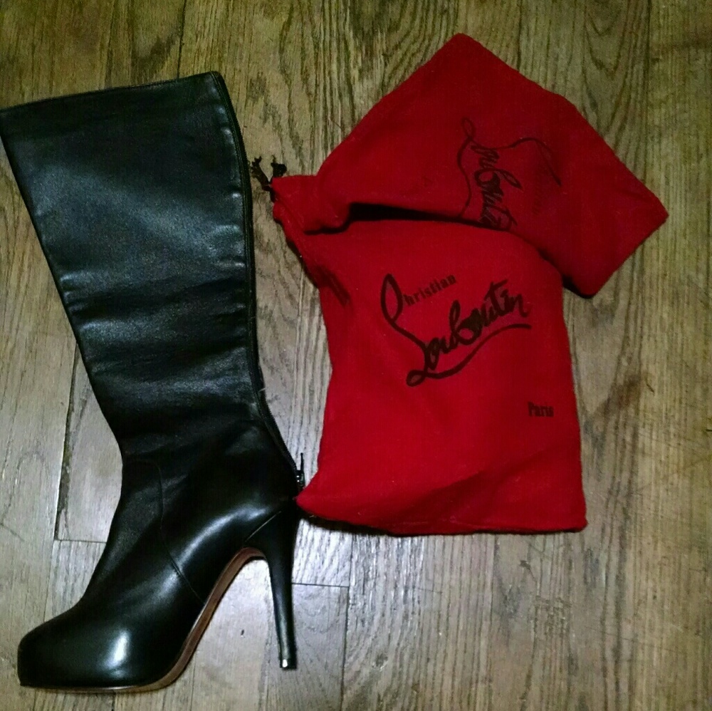 Christian Louboutin knee high boots size 38 (US 8)
