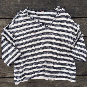 Free people striped knit sweater