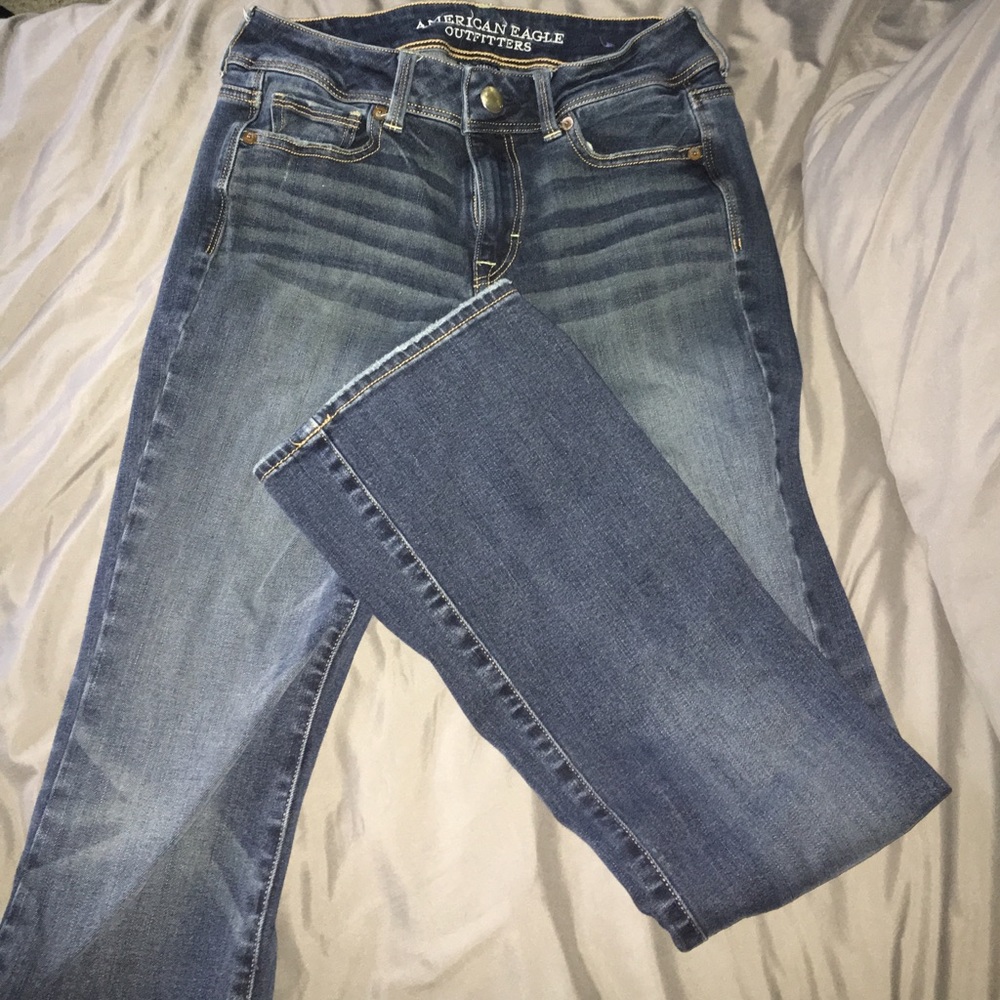 American Eagle darkwash bootcut jeans