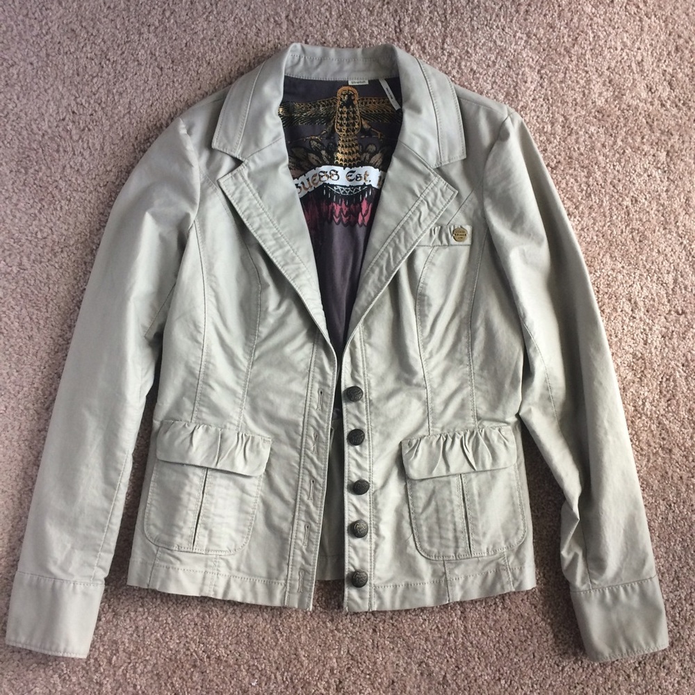 NWOT Guess Khaki Blazer