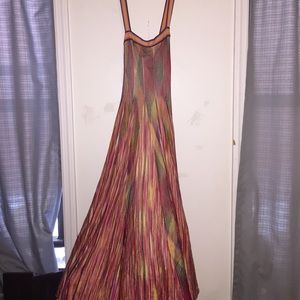 Missoni Striped Flared Midi Dress