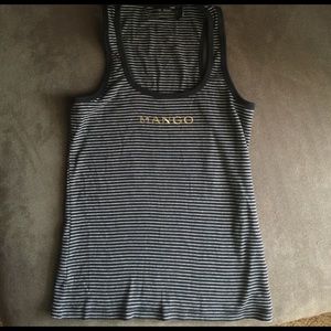 Mango knit tank women's sleeveless