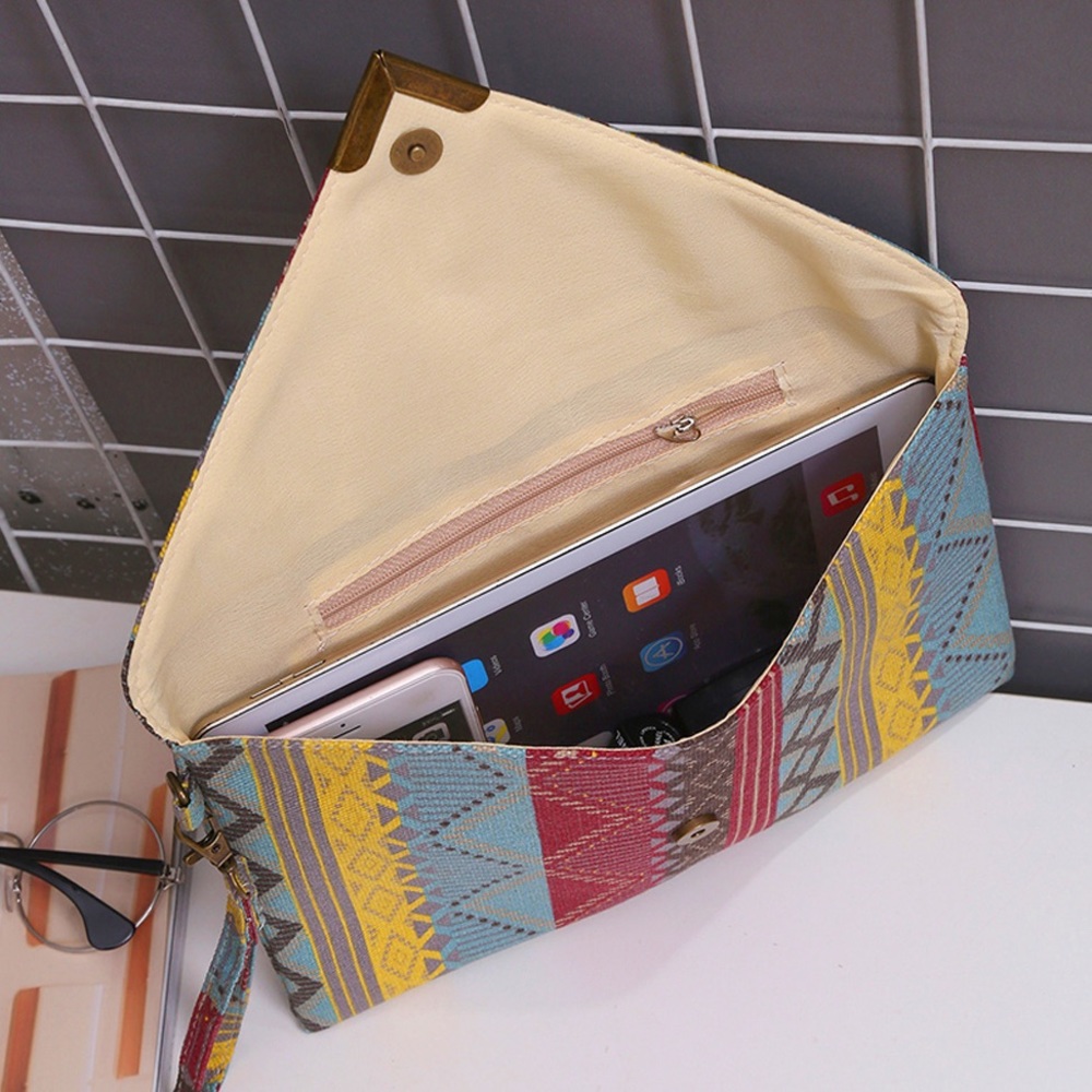 Aztec print clutch bag - Picture 8 of 8