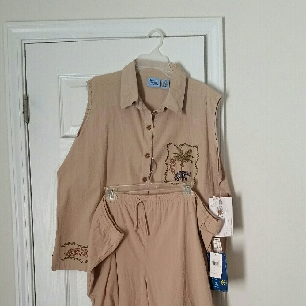 Jane Ashley two piece set! 2x (plus size)