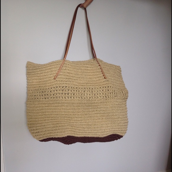DKNY Natural Colored Beach Bag - Picture 1 of 5