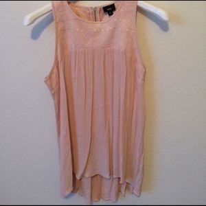 Light pink boho top. Worn once.