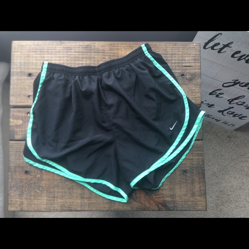 Mint green Nike shorts