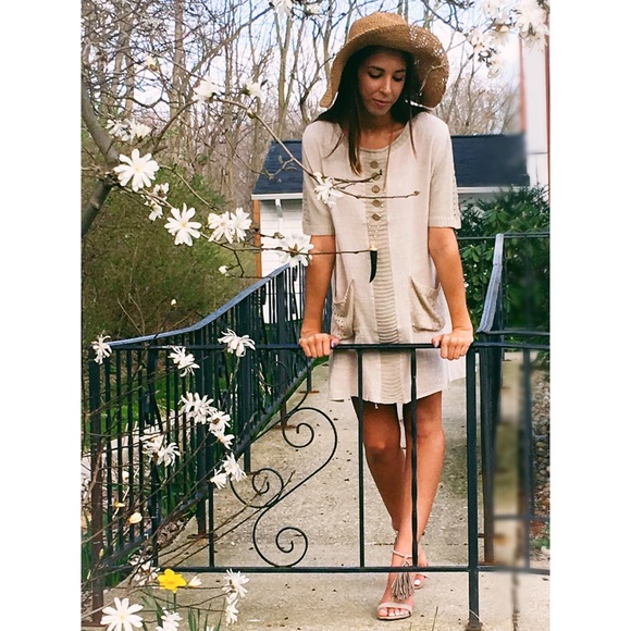 🌸🆕Monochromatic Vintage slip Tunic Dress - Picture 5 of 5