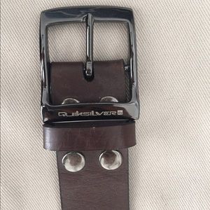Quicksilver leather belt