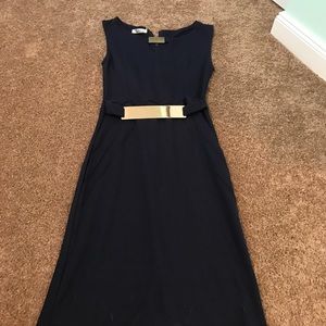 Navy Cotton Dress