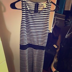 H&M Striped Back Showing Dress