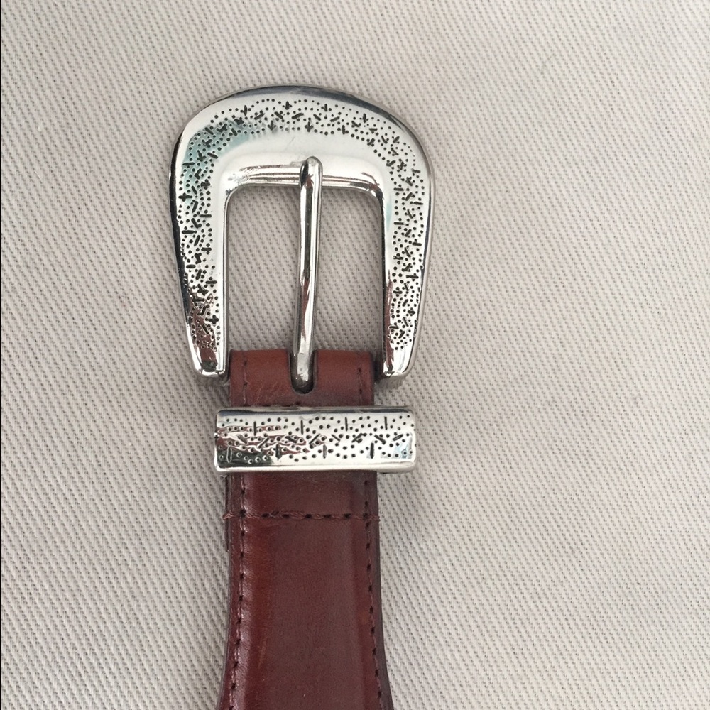 Authentic leather belt