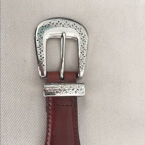 Authentic leather belt