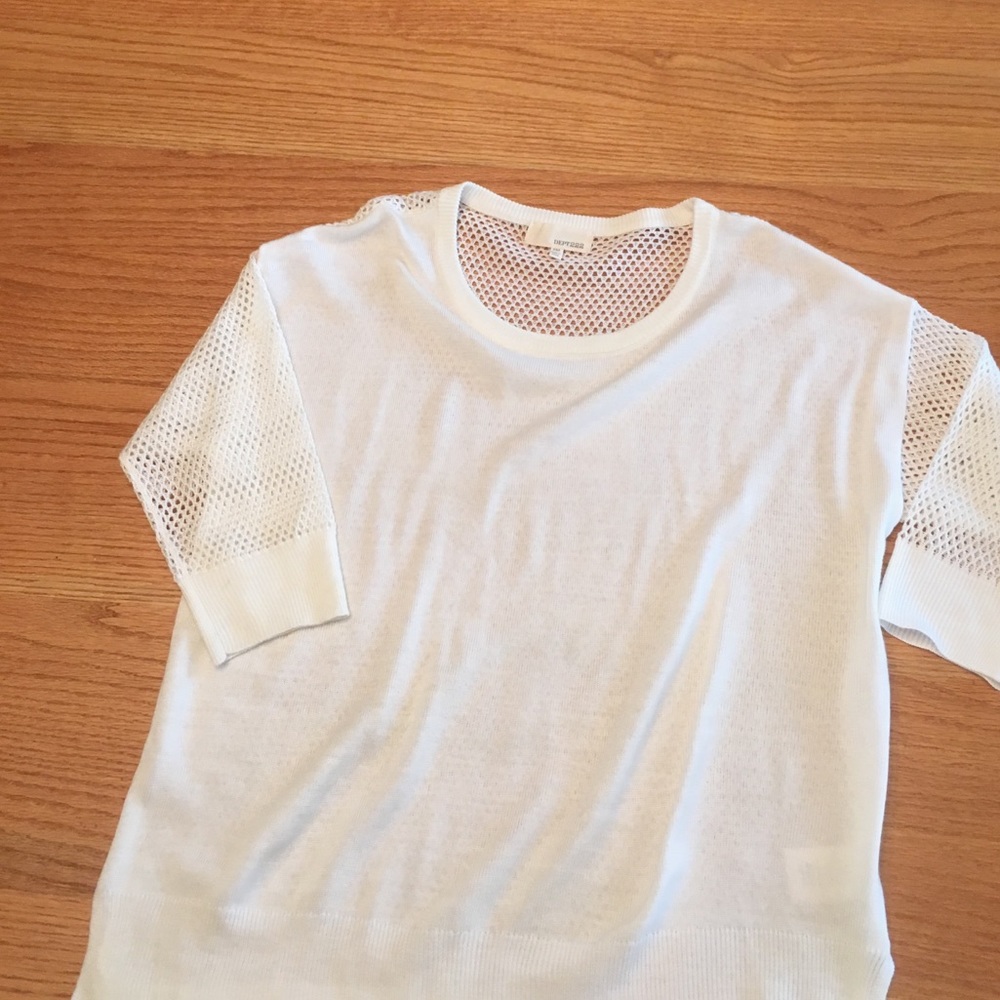 Cream summer sweater NWOT
