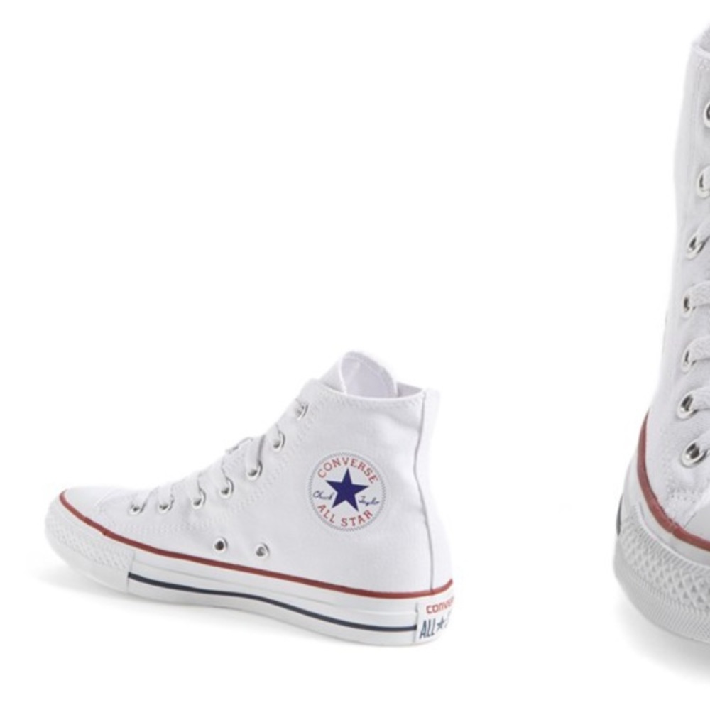 Chuck Taylor white high top converse new