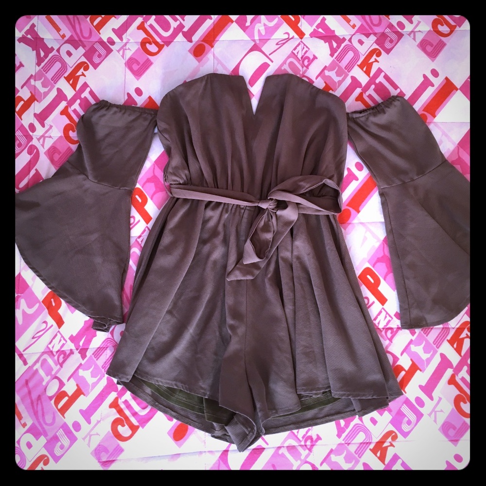 Olive Green Romper