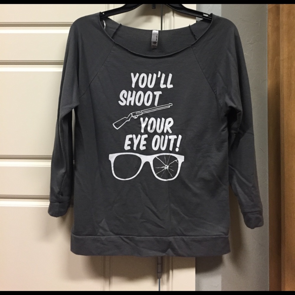 Grey Christmas story shirt