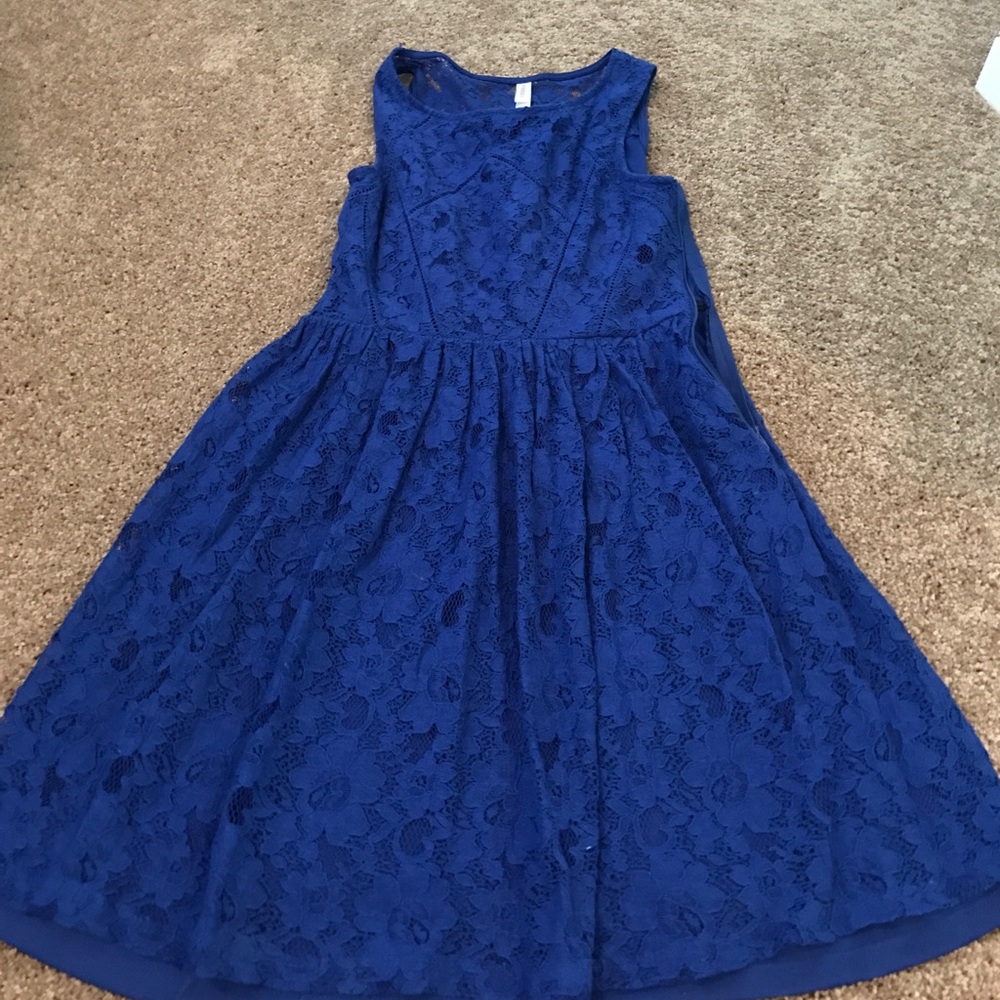 small blue dress