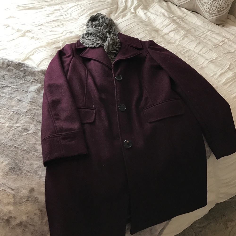 Maroon Merona Peacoat
