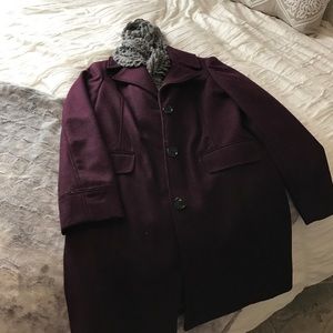 Maroon Merona Peacoat