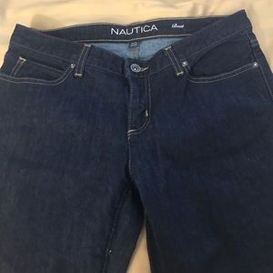 Nautica Bootcut dark wash jeans.