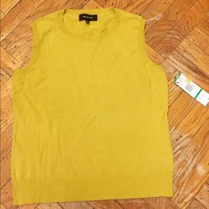 Jones New York Sweater Vest in Citrine