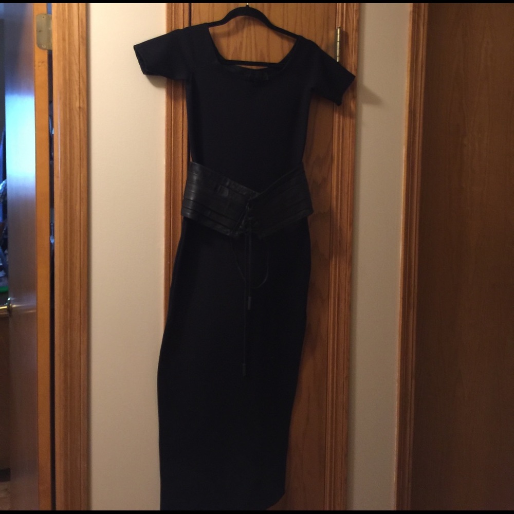 Black Kendall + Kylee Dress