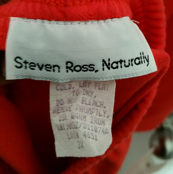 Coral and white two piece set - Picture 3 of 4