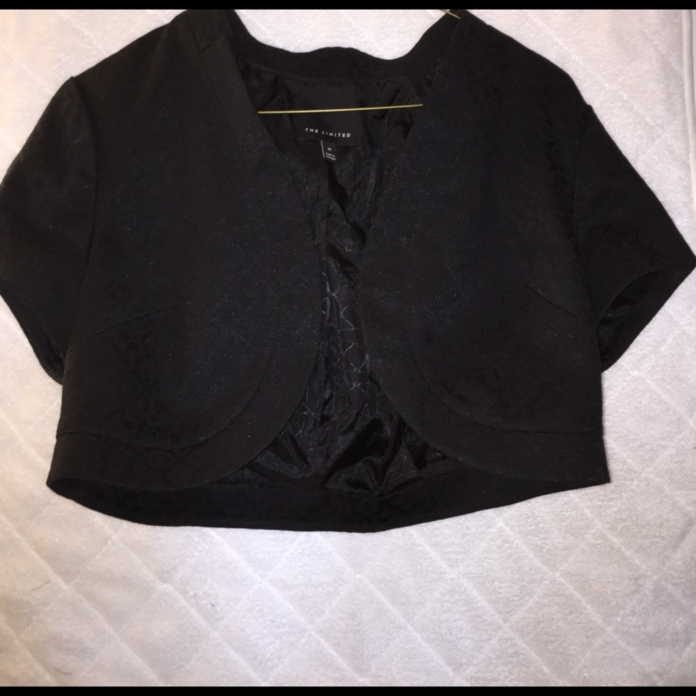 THE LIMITED shrug. Black